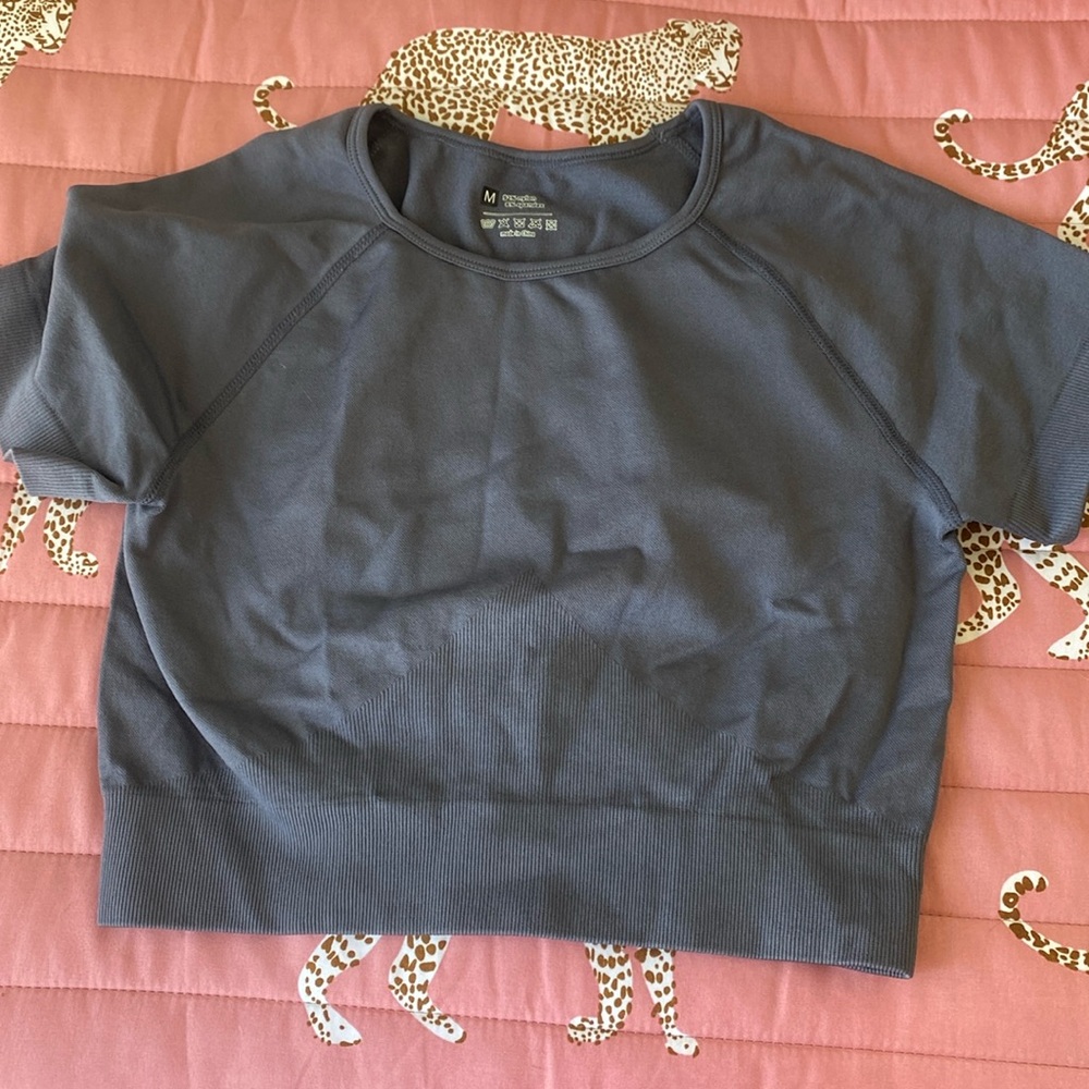 Shein cropped workout top